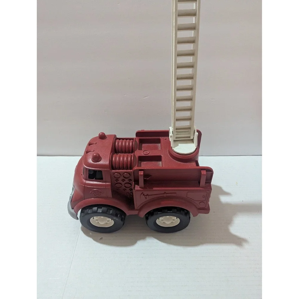 Green Toys Fire Truck Red Recycled Plastic Made in USA Eco Friendly Toy